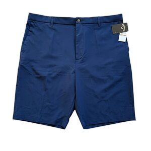 Callaway Men's Chino Shorts 42T Navy Blue Stretch Waistband Golf Lightweight